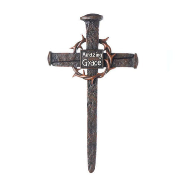Crown Of Thorns Nail Cross - The Fox Decor
